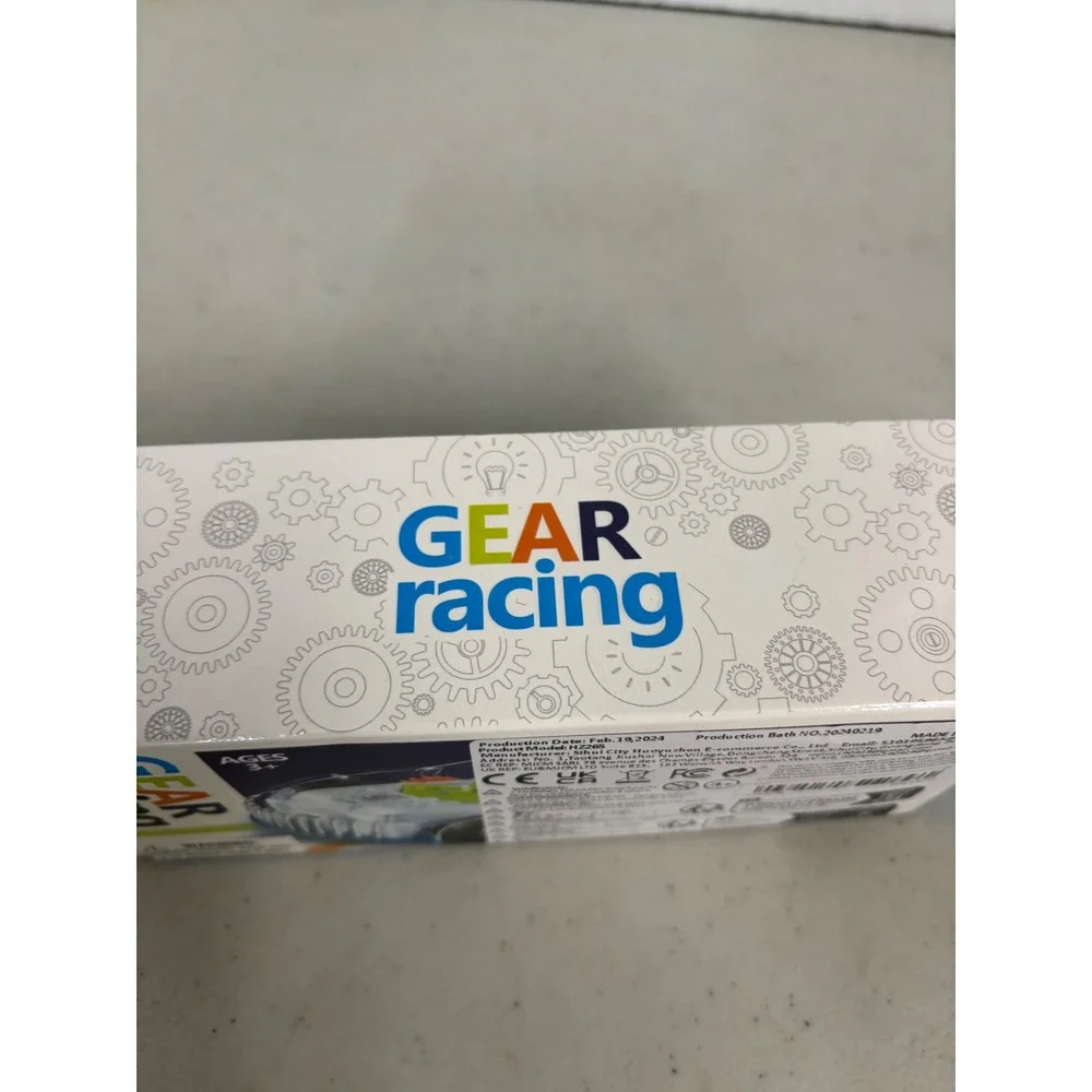 Gear Racing HZ265‎ Transparent Toy Car with Moving Gears and 3D Projector Lights